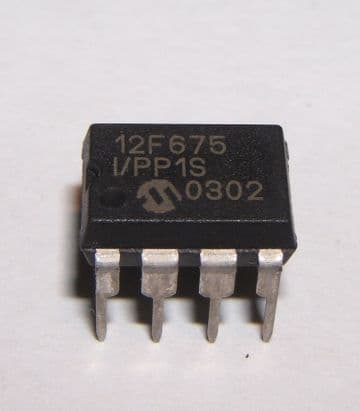 Microchip PIC PIC12F675 MCU 8 Bit 8 Pin DIP Pack of 1