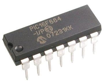 Microchip PIC PIC16F684 MCU 8 Bit 14 Pin DIP Pack of 1