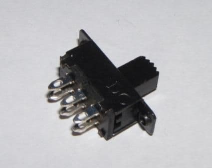 Miniature DPDT Slide Switch  - Pack of 5
