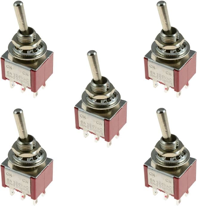 Panel Mount Toggle Switches SPDT & DPDT