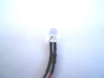 Pre Wired LEDs 5mm Clear 5V-12V Various Colours