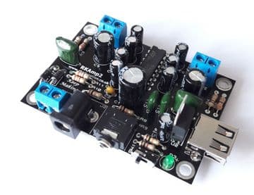 RKAmp2 2 x 2.5watt Stereo Amplifier Deluxe Bluetooth Project Kit