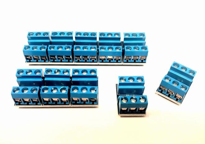RKcon1 (Pack of 10) Wiring Module for Model Railway - Constructed