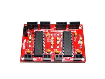 RKL293Dc x2 L293D Motor Drive PCB For Arduino PIC & Raspberry PI -Self Build Kit