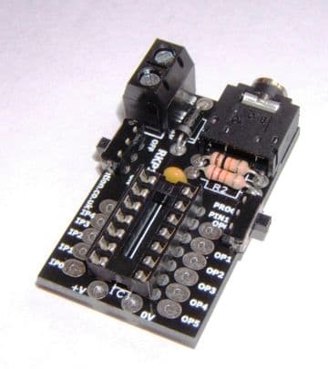 RKP14c Compact Project PCB for 14 pin PIC,PICAXE and Genie Self Build Kit