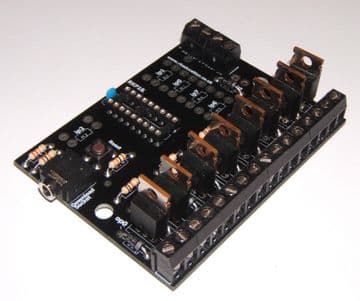 RKP18HP High Power Project PCB for 18 pin PIC,PICAXE and Genie Self Build Kit
