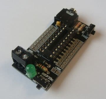 RKP20c Compact Project PCB for 20 pin PIC,PICAXE and Genie Self Build Kit