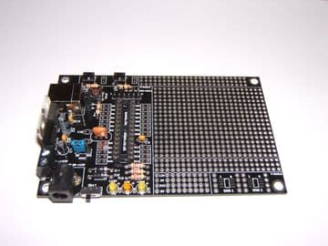 RKPK28 Prototype PCB for 28 pin PIC for use with PicKit Self Build Kit