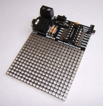 RKPT14 Prototype Project PCB for 14 pin PIC,PICAXE and Genie Self Build Kit