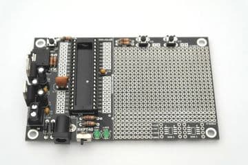 RKPT40 Prototype Project PCB for 40 pin PIC, PICAXE and Genie Self Build Kit