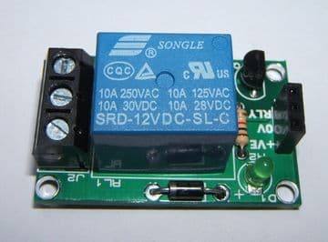 RKRelay1 Relay Module - Great for Atmel, Arduino & Raspberry PI - Self Build Kit