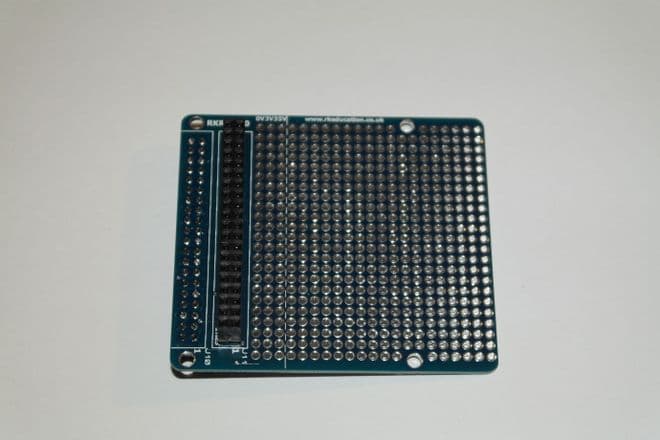 RKRPpt40 GPIO Breakout Prototype PCB for Raspberry PI B+ (40 pins) Self Build Kit