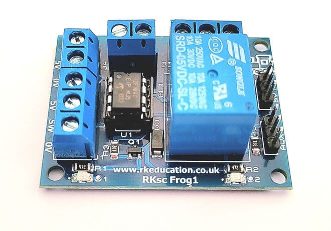 RKsc Frog1 Servo Control Unit for Model Railways with Frog Polarity Control