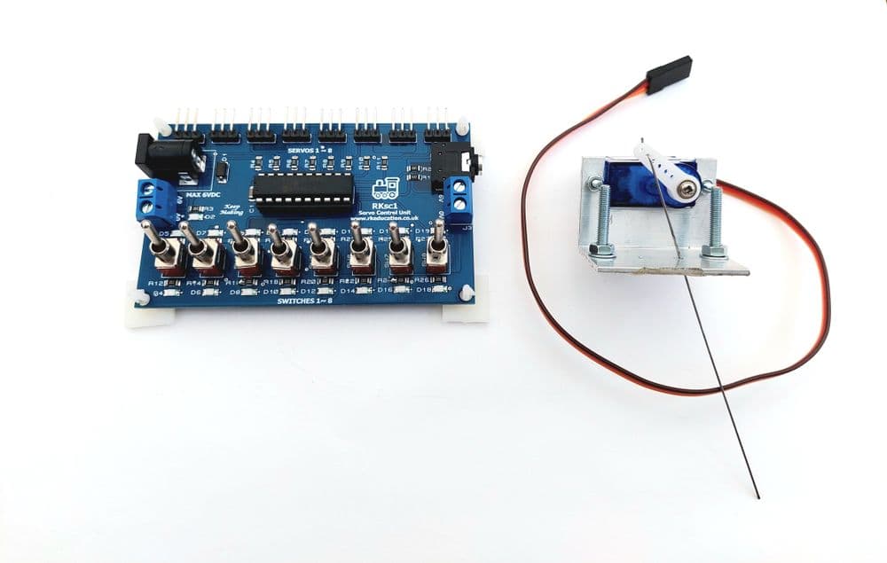 RKsc1 Servo Control Unit for Model Railways Constructed