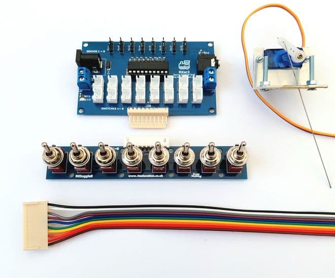 RKsc2 Servo Control Unit for Model Railways Constructed