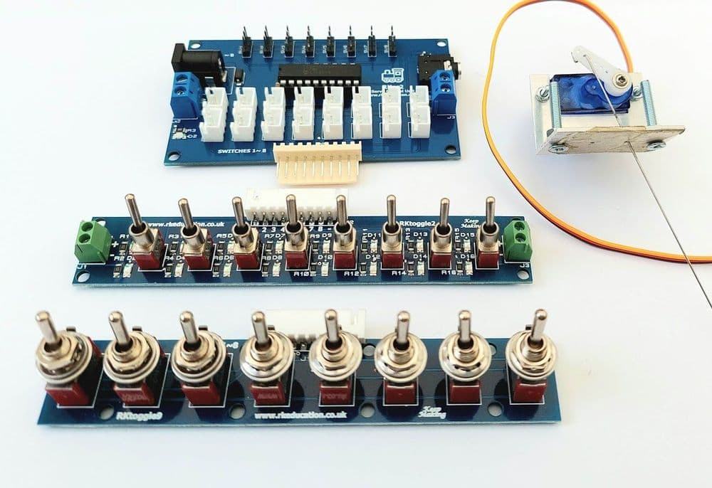 RKsc2 Servo Control Unit for Model Railways Constructed