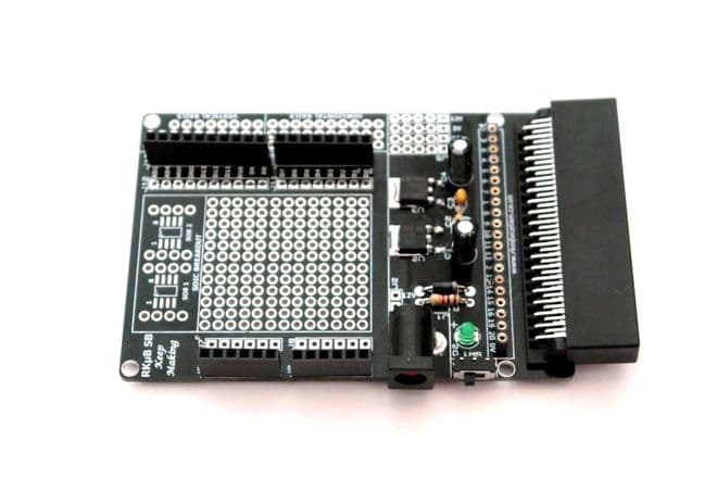 RKub SB Shield Base Edge Connector Powered Breakout Board BBC Micro:Bit