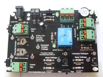 Transistor Switch Training and Development PCB Self Build Kit