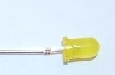 Yellow 5mm Round LEDs Diffused Lens Ultrabright 150mcd Pack of 10