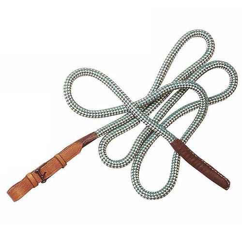 2 metre soft rope with leather billet