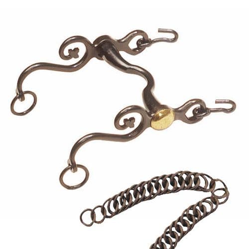 Alta Escuela or High School bit in black steel