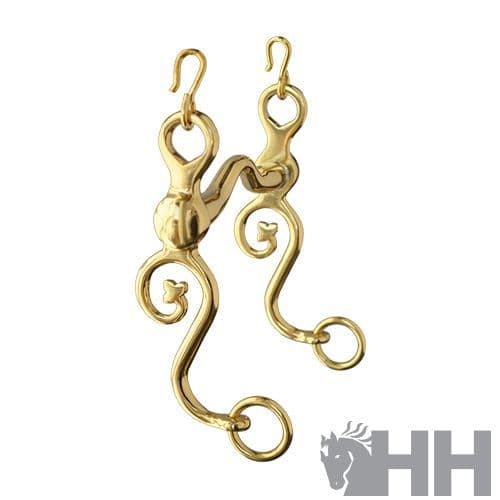 Alta Escuela or High School bit with golden finish