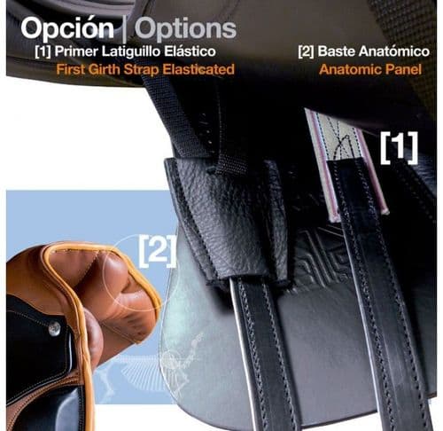 Anatomic panels for Zaldi saddles