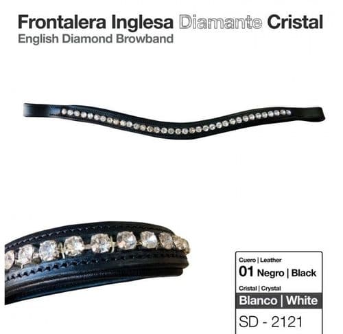 Browband with diamante decoration