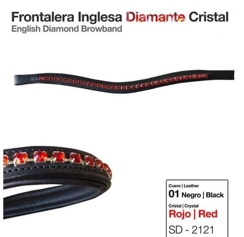 Browband with diamante trim