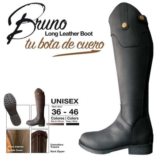 Bruno leather riding boot - New