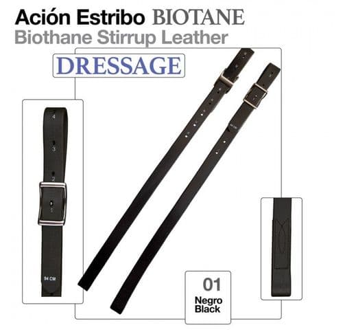 Dressage stirrup leather in biotane
