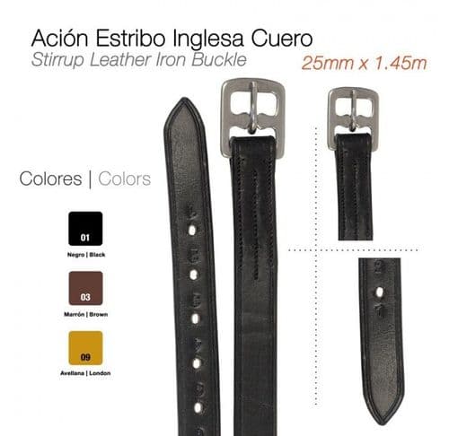 English type stirrup leather