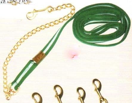 Excellent quality nylon lead rope with chain