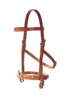 FLASH SALE Viena Show Bridle/cavesson. Soft noseband. Single or three rings.