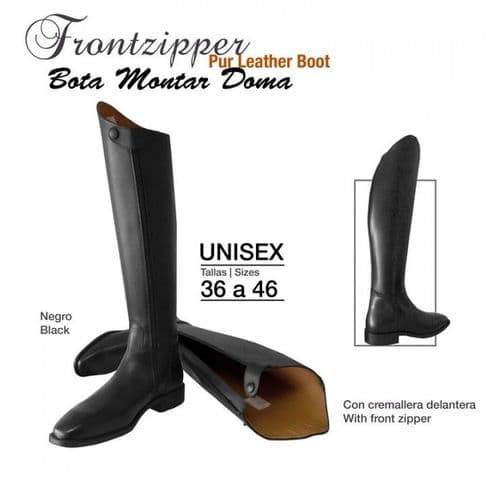 Front zipper boots