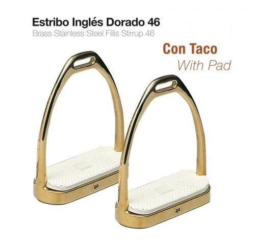 Golden fillis stirrups