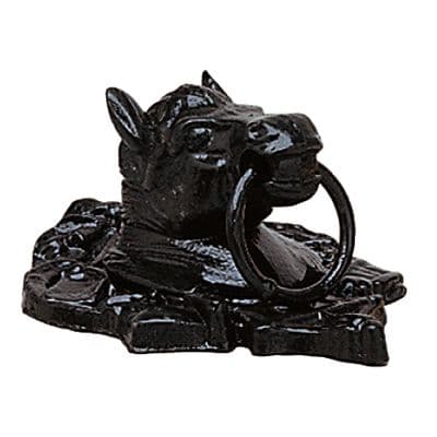 Horse head tie ring