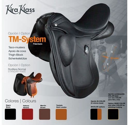 Kira Klass dressage saddle by Zaldi