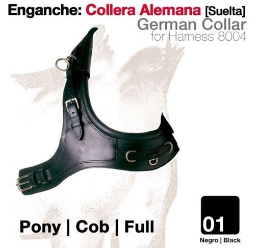 Leather German driving collar / breastplate