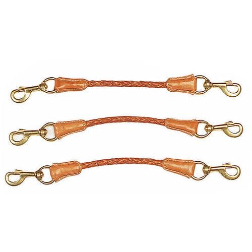 Leather joining straps for Cobra de yeguas