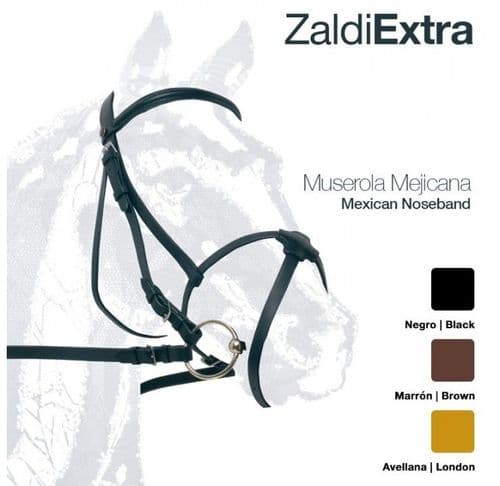 Leather single bridle with Grackle noseband