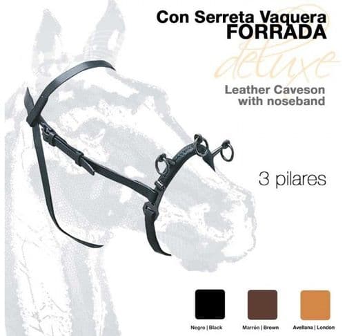 Leather THREE RING serreta