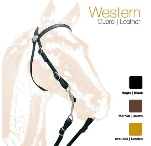 Leather Western bridle
