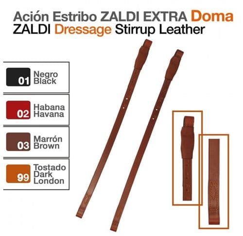 New Zaldi close contact dressage stirrup leathers