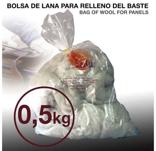 Panel flocking for refillable saddle panels