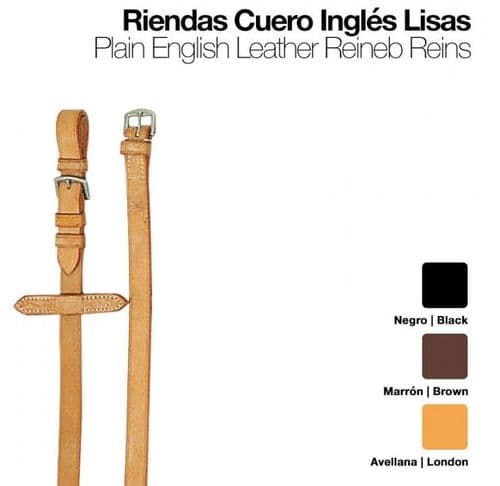 Plain leather reins