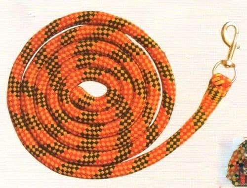 Plaited soft cotton lead rope