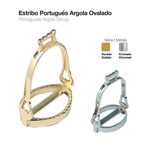 Portuguese ovalado stirrup