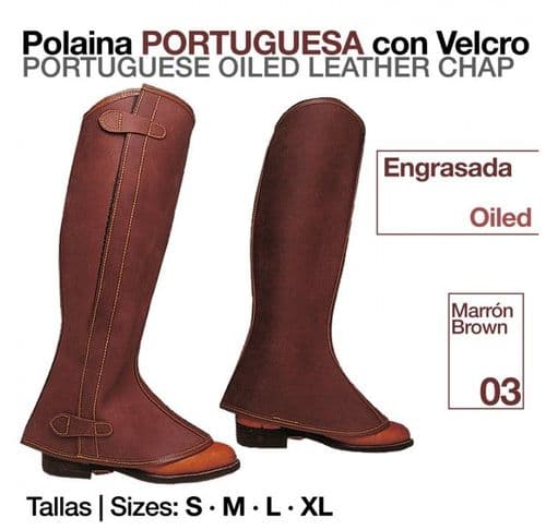 Portuguese polaina - velcro fastening