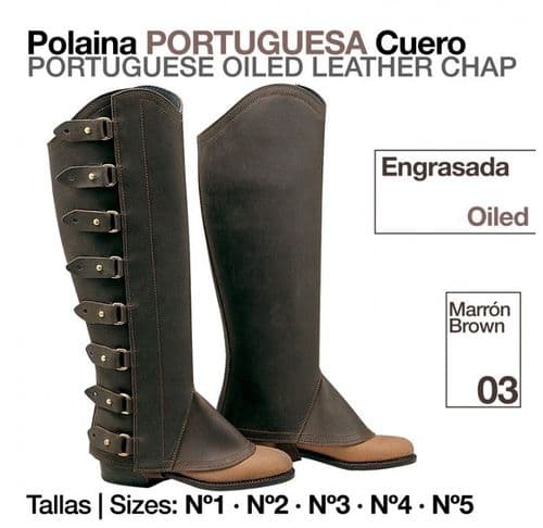 Portuguese polainas - traditional fastenings